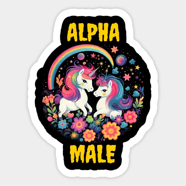 Alpha male Sticker by Popstarbowser